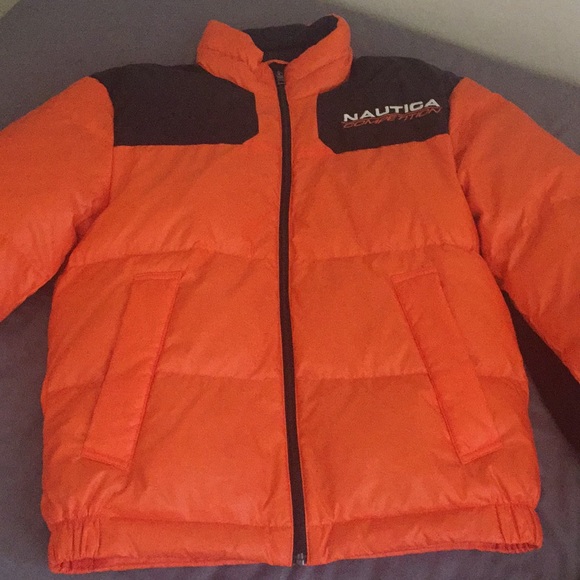 nautica orange jacket